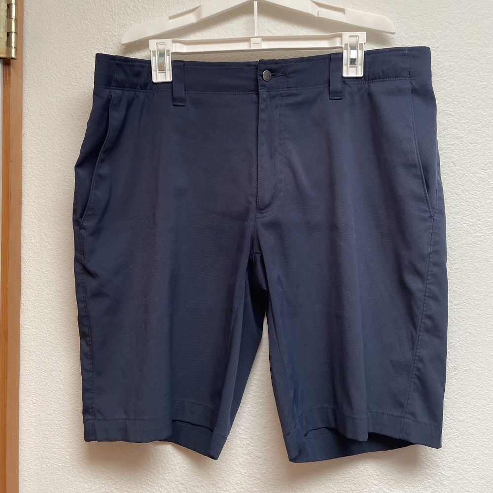 Callaway Shorts Mens 38 Navy Blue Golf Flat Front